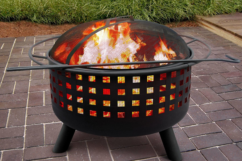 NEW Landmann Firedance 37.8 Inches Round Fire Pit Cover in Black Polyester 